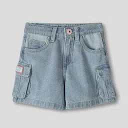 kg frendz Girls Washed Regular Fit Shorts-picture-28