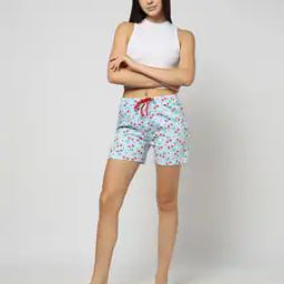 yousta Women Printed Regular Fit Cotton Shorts-picture-3