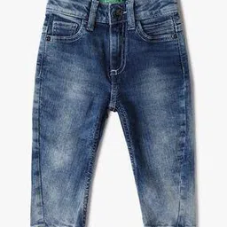 united colors of benetton Boys Mid-Wash Carrot Fit Jeans-picture-46