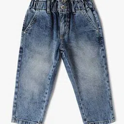 united colors of benetton Girls Mid-Wash Paperbag Waist Jeans-picture-22