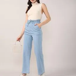 lee cooper Women Lightly Washed High-Rise Loose Fit Jeans-picture-24