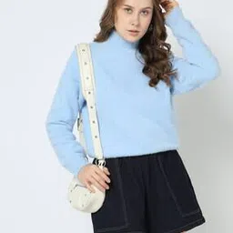 yousta Women Faux-Fur High-Neck Pullover-picture-20