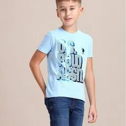 u.s. polo assn. Boys Brand Print Regular Fit Cotton Crew-Neck T-Shirt-picture-32