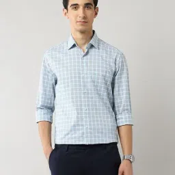 arrow Men Checked Slim Fit Cotton Shirt image 1