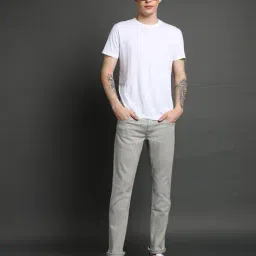 john players jeans Men Lightly Washed Slim Fit Jeans image 1