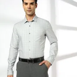 netplay Men Checked Slim Fit Shirt with Patch Pocket-picture-12