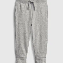 gap kids Heathered Joggers with Drawstring Waist image 1
