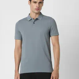 peter england Men Polo T-Shirt with Logo Embroidered image 1