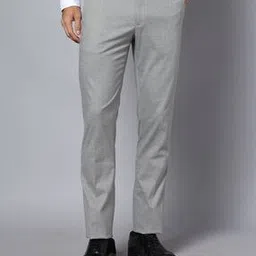 arrow Men Tapered Fit Flat-Front Trousers-picture-41