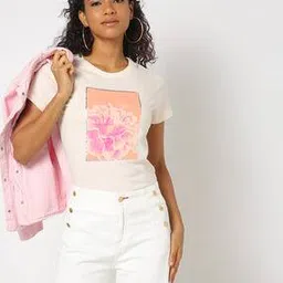 dnmx Graphic Print Round-Neck T-Shirt-picture-28