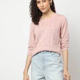 fig Knitted Round-Neck Pullover-picture-28
