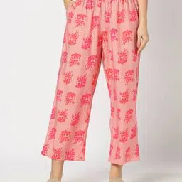 Women Floral Print Regular Fit Pants-image-44