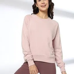 rio basic Women Regular Fit Raglan-Sleeved Sweatshirt-picture-15
