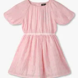 Girls Floral Fit & Flare Dress-image-44