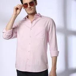 Men Cotton Slim Fit Shirt-image-66