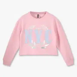 rio girls Girls Typographic Print Round-Neck T-Shirt-picture-17