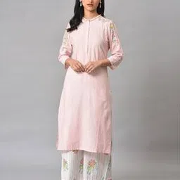 Placement Embroidered Straight Kurta-picture-26