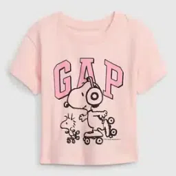 gap kids Snoopy Print Crew-Neck T-Shirt-picture-44