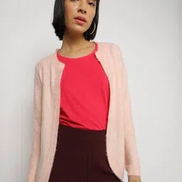 fig Ribbed Open-Front Cardigan-picture-14