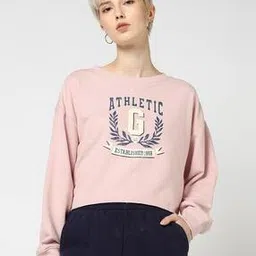 gap Women Typographic Print Boxy Fit Round-Neck Sweatshirt-picture-31
