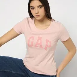 gap Women Crew-Neck Embroidered Logo T-Shirt-picture-26