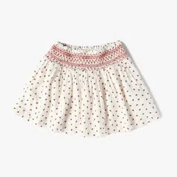 Girls Floral Print Flared Skirt-image-43