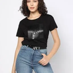 armani exchange Boyfriend Monogram Melody Relaxed Fit Round-Neck T-Shirt-picture-44