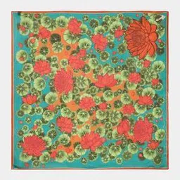 satya paul Women Verdant Whisper Floral Print Scarves-picture-31