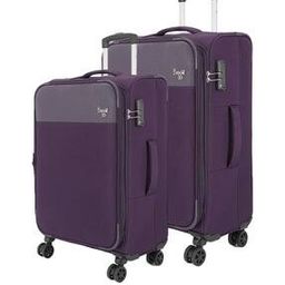 baggit Pack of 2 Men Soft Body Trolley Bags with Number Lock-picture-43