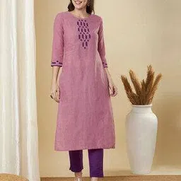 kami kubi Women Embroidery Straight Kurta-picture-12