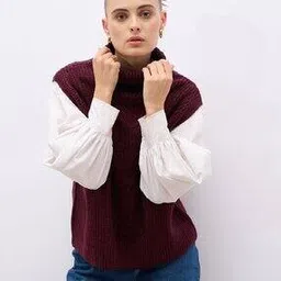 styli Women Self-design Pullover-picture-10