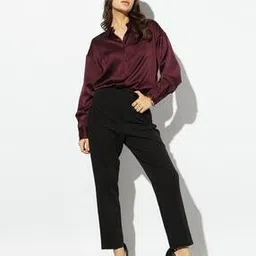 outryt by azorte Relaxed Fit Satin Shirt-picture-28