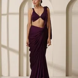 swtantra Women Satin Saree with Tassels-picture-20