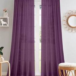 cortina eyelet curtain Set of 2 Striped Eyelets Long Door Curtains-picture-18