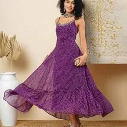 globus Printed A-Line Dress-picture-29