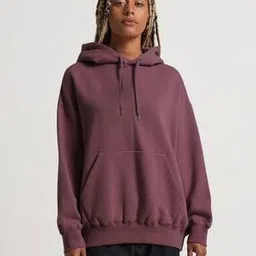 mischief monkey Women Regular Fit Hoodie with Full Sleeves-picture-11
