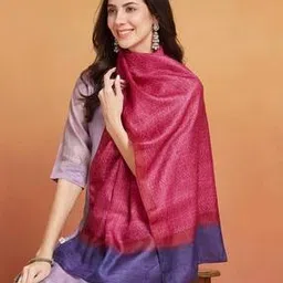 fabindia Women Printed Stole with Contrast Border-picture-41