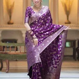 styleelite Women Woven Saree with Contrast Border-picture-18