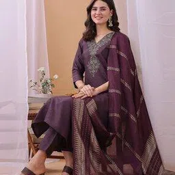 svaraa Women Embroidery Straight Kurta Set-picture-40