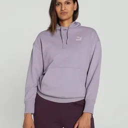 Regular Fit Hooded Sweatshirt with Logo Print-image-55