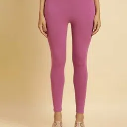 Women Ankle-Length Leggings with Elasticated Waist-picture-18