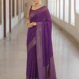 anjaneya sarees Women Banarasi Silk Saree-picture-53