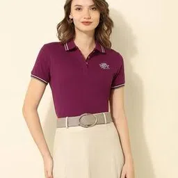 u.s. polo assn. Women Logo Embroidered Regular Fit Polo T-Shirt-picture-18
