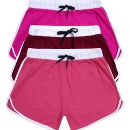 diaz Girls Pack of 3 Regular Fit Bermuda Shorts-picture-35