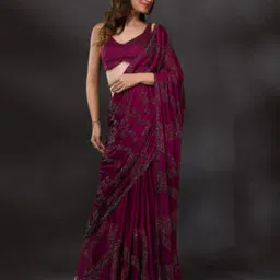 trendmalls Women Embellished Saree-picture-22