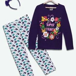 sini mini Typographic Print T-Shirt & Pyjamas Set-picture-34