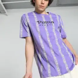 puma Brand Print Regular Fit Crew-Neck T-Shirt-picture-50