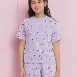 li'l tomatoes Girls Floral Print Shorts & Top Set-picture-32