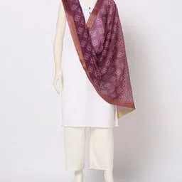 Women Bandhani Print Dupatta-image-81