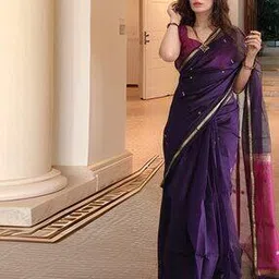 bermondsey Women Traditional Saree with Blouse Piece-picture-50